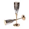 Silver Plated Wine Glass Set (8.75" x 3.25" Diameter) IND