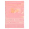Antistat Pink Anti Static/Reclosable bag with write on panel and logo (4"x6")