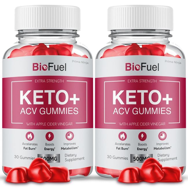 BioFuel Keto ACV gummies, BioFuel Gummies Maximum Strength Official (2 Pack)