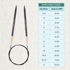 KnitPro J’Adore Cubics Fixed Circular Needles 24" 60cm | 6.50mm