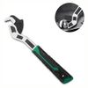 Vkyipg 6Inch Adjustable Wrench,Auto Size Adjusting Wrench,Self-Adjusting Quick Wrench,Multi-Size Spring Adjustable Wrench