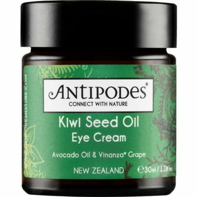 Antipodes Kiwi Seed Oil Eye Cream 100% Natural Fragrance-Free, Anti-Ageing 1 oz