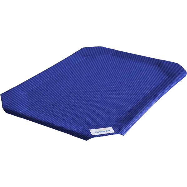 Elevated Pet Bed Replacement Cover, Medium, Aquatic Blue Color