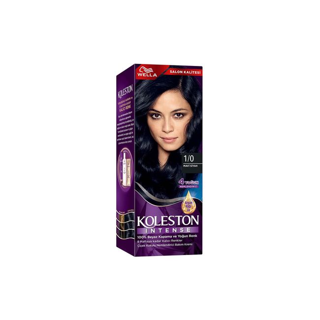 Wella Koleston Intense Saç Boyası 1/0 Mavi Siyah