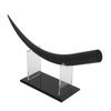 Large Eyelash Model Display for Training, False Lashes Demonstration Tools with Plastic Stand, 300X Magnification Effect, Flat Bottom Design, Suitable for Eyelash Extensions