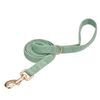 YUDOTE Soft Corduroy Dog Lead Medium 2x150cm,Sage Green