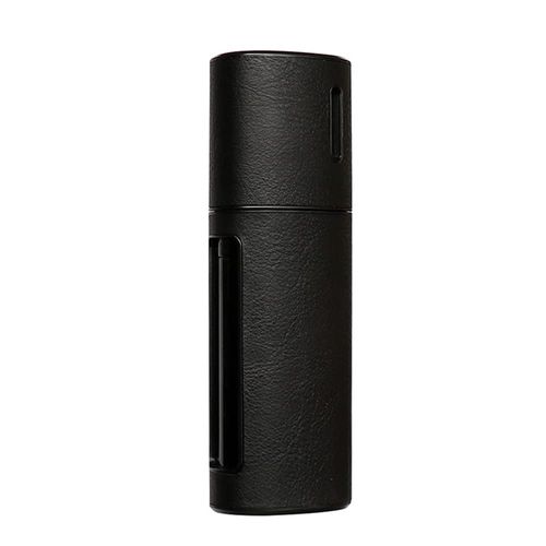 Universal Replacement Case for Heated Tobacco Lil Hybrid2.0 Case, PU Leather, Cover for Lil Hybrid 2.0 Compatible, Shockproof, Fingerprint, Stylish, Protective Cover for lil Hybrid 2.0, Black, Casual