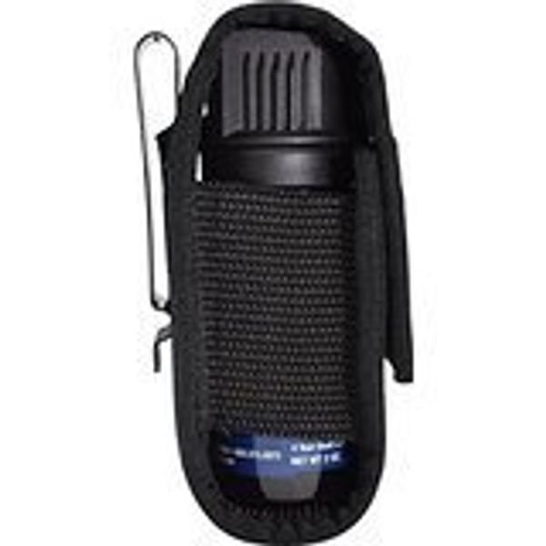 Pepper Spray Holster, Black Nylon & Metal Belt Clip - (Fits 1.5 - 2 oz., REDD, Fox Labs, Sabre, Freeze +P, and Many Other Popular Brands)