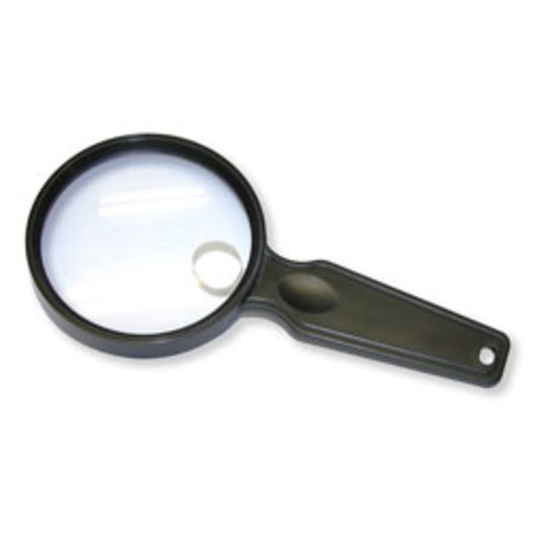Carson MagniView Handheld 2x Magnifier with 4.5x Spot Lens