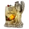Memorial Statue Garden Angel Solar Led Light Cemetary Grave Decorations Memory