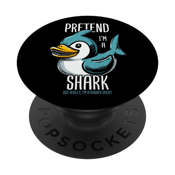 Shark Rubber Duck PopSockets Swappable PopGrip