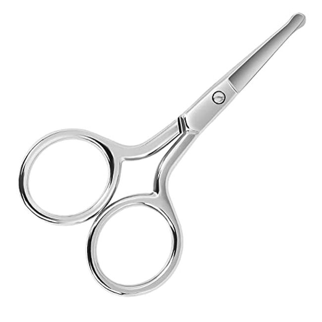 Nose Hair Scissors Small Scissors Beauty for Beard Eyelashes Ear Hair