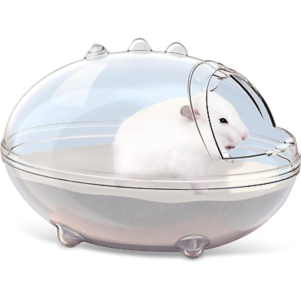 Hamster Bath Container, Sand Bath Box, Toilet & Sandbox for Hamster Cage (S 5.3X