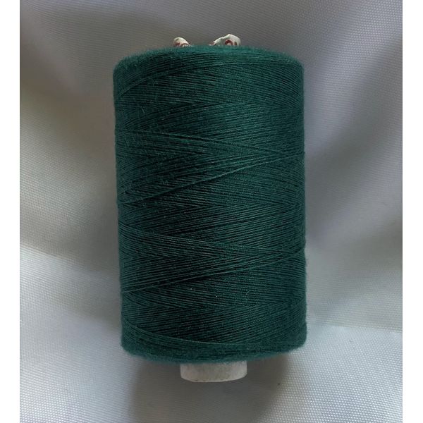 Strong Polyester Sewing Thread 20+ Colours Multipurpose 1000 Meter per Reel (Bottle Green)