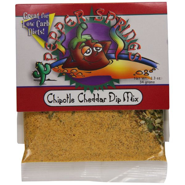 Pepper Springs Chipotle Cheddar Dip Mix, 1.0 Ounce