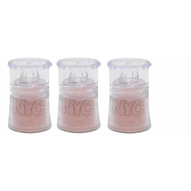 (Pack 3) NYC Sparkle Eye Dust Shimmering Brush-On 867 PINK HALO .1oz/2.8g