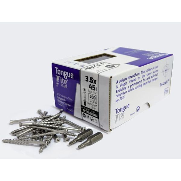 Tongue-Tite Screw 3.5 x 45mm SS