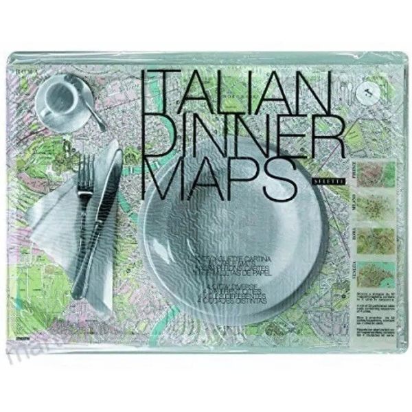 Brand New SELETTI Italian Dinner Maps (4) Cities