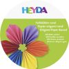 Heyda 204875610 Folding Sheets Round Plain Diameter 10 cm 10 Assorted Colours