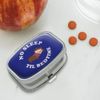 No Sleep Til Bedtime Funny Humor Rectangle Pill Case Trinket Gift Box