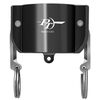 PT Coupling Basic Standard Series 30V Polypropylene Cam and Groove Hose Fitting, Poly V-Coupler, 3"