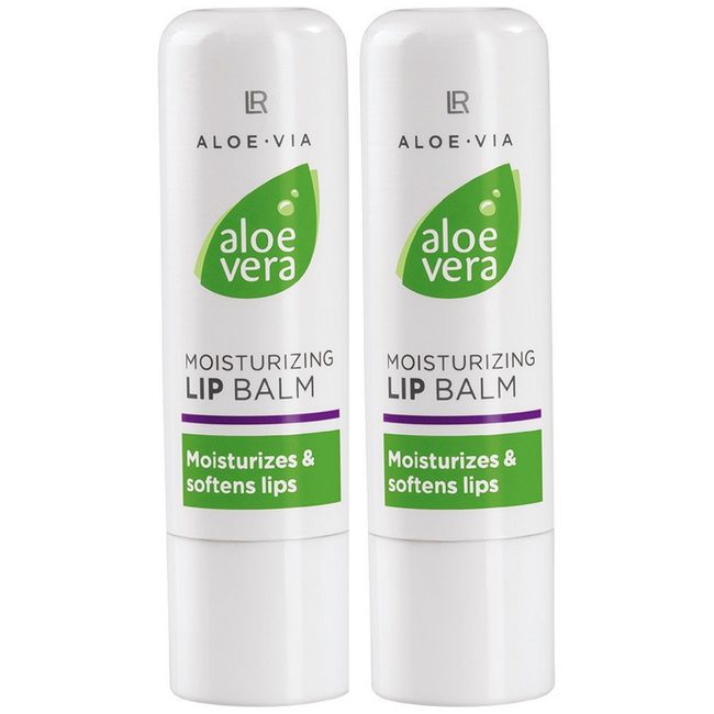 LR Aloe Via Aloe Vera Dudak Bakım Çubuğu Dudak Balsamı (2 x 4,8 g)