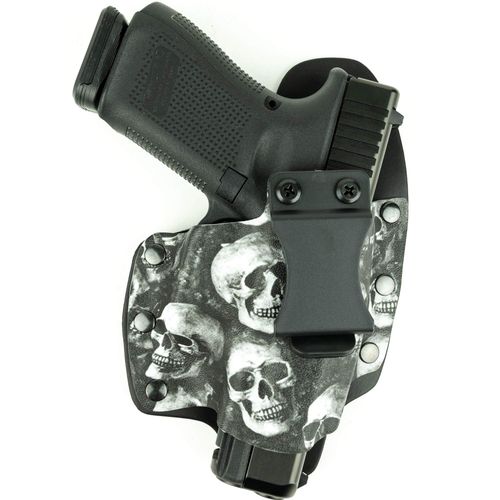 Infused Kydex USA Skulls IWB Hybrid Concealed Carry Holster (Right-Hand, for Taurus 709 Slim)