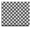 Plaid Patterned Glitter HTV (13.33" x 12") - Black and White Tablecloth