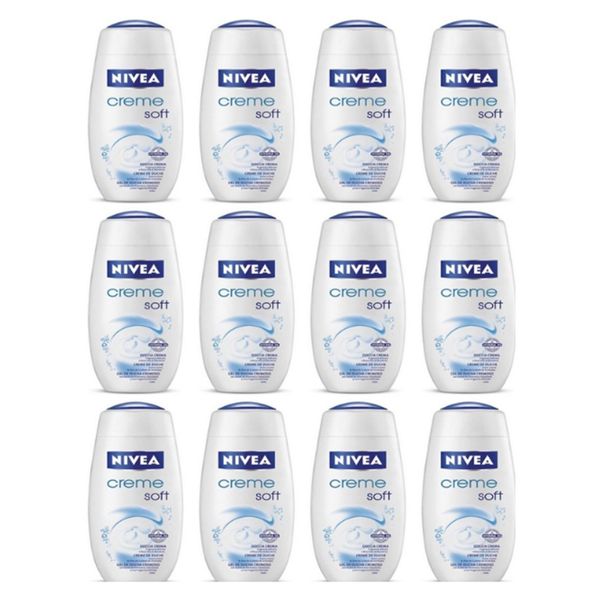 12 x NIVEA Dusch Schaum Creme Soft 250 ml