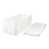 LogiLink KAB0063 LogiLink Cable Box. 40.7 cm Length, White, White