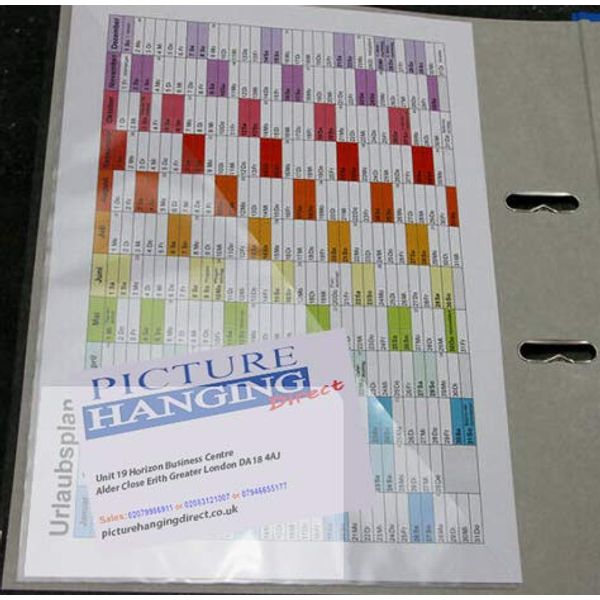 Double Corner Business Card & Triangular Sticky Back Clear Pocket Self Adhesive…