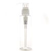 Pump Bottle, 3.4 fl oz (100 ml) PET Straight Bottle [Bottle Portion: Transparent / Pump Part: Translucent]