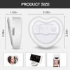 Selfie LED Light Ring Flash Clip Rechargeable Camera For Phone & Tablets IPhone (White)