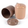Dantoy - Tiny Biobased Sippy Cups - Mocha & Nude (6222)
