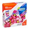 Mega Bloks Construx DYG82 Bold Box of Building Construction Bricks Pink 60pc