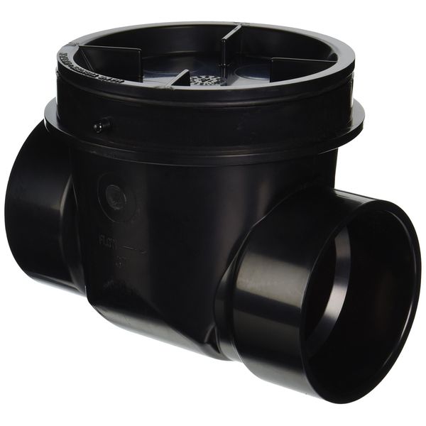 NDS 375 ABS Backwater Valve, 3-Inch, Black