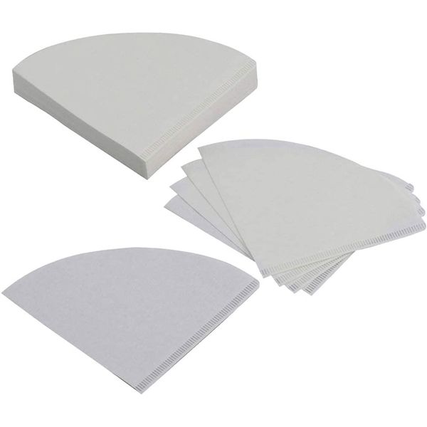 KOGU 43452 Coffee Filter for 2 to 4 Cups, Made in Japan, Conical Cotton Blend, Paper Smell, Fine Powder Reduction, 60 Sheets