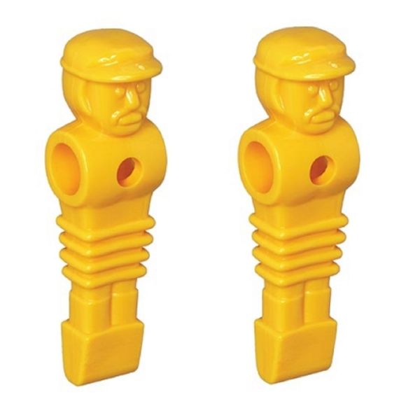 2 Yellow Imperial Replacement Foosball Men