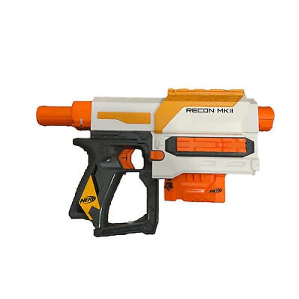 Nerf Gun Recon MK11 With Dart Magazine & Stealth Upgrade Good Working Condition