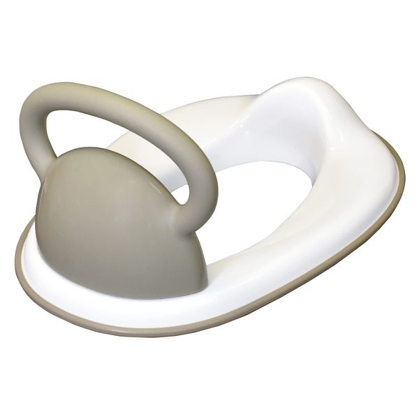 [Amazon.co.jp Exclusive] Granchise Eiwa Toilet Seat with Handle, Light Brown