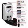 Master Lock 5425D Set Your Own Combination Wall Mount Lock Box with Light Up Dials, 6 Key Capacity, Black
