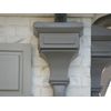 Conductor Head Scupper Box One Piece Molded Plastic 3"x4" Downspout Rain Roof