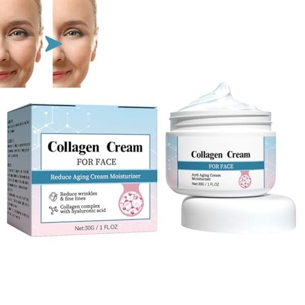 Faltenentferner-Gesichtscreme,Collagen Gesichtscreme,Die Kollagen-Faltenentfernungs-Creme,Collagen Booster Creme,Collagen ei Anti Falten Gesichtscreme,Collagen Boost Gesichtscreme 30g