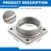 Relaxweex 2 Pieces Meter Socket Hub 2" Screw Mount Meter Socket Hub 200 Amp Meter Socket Hub for Circuit Security
