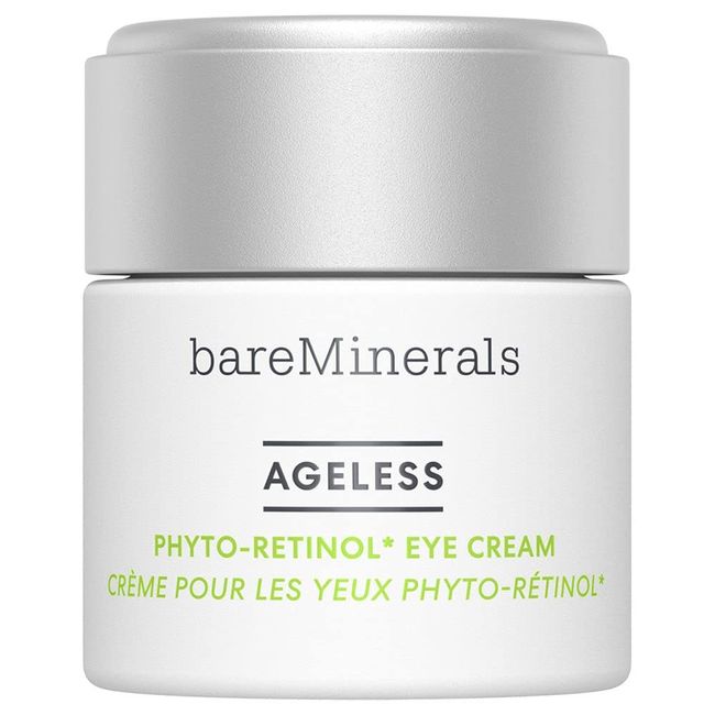 bareMinerals Ageless Phyto-Retinol Eye Cream with Plant-Based Retinol Alternative + Hyaluronic Acid, Anti-Aging, Hydrating Under Eye Cream, Vegan