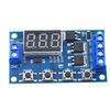 5PCS DC 5V-36V Cycle Delay Timer Switch Turn On/Off Relay Module with LED Display