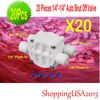 20 Pcs Auto Shut Off Valve Push In 1/4-1/4 Quick Connect Water Filter Undersink