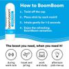 GENUINE BoomBoom Nasal Stick Assorted (4 Pack) Boosts Focus Enhances Breathing