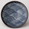 Mino W20238 Seigai Wave - Edo Komon - Flat Pot