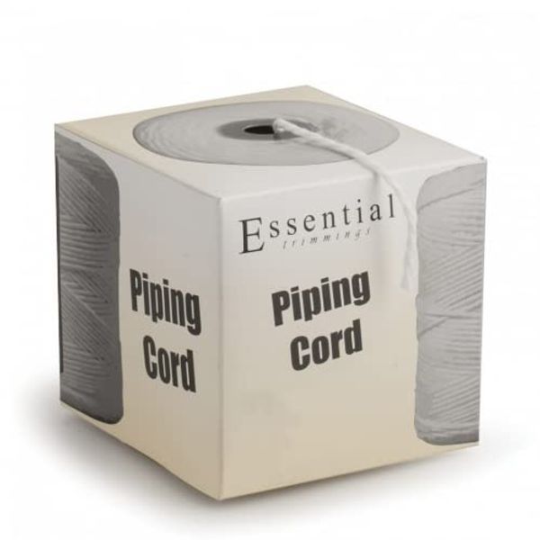 Essential Trimmings 4.5mm Polyester Piping Cord White - per metre